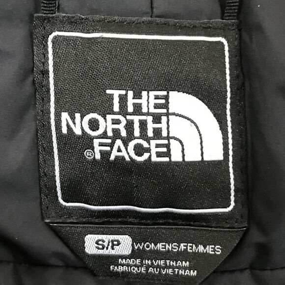 The North Face Full Zip Quilted Black Nylon Jacket - Size Small - Picture 6 of 6